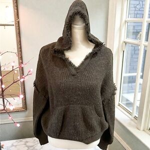 DEMOCRACY DISTRESSED FRONT POUCH HOODIE 

Non smoking/Pet free